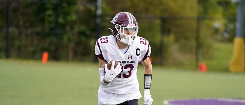 Orchard Park Quakers Football player Dylan Evans