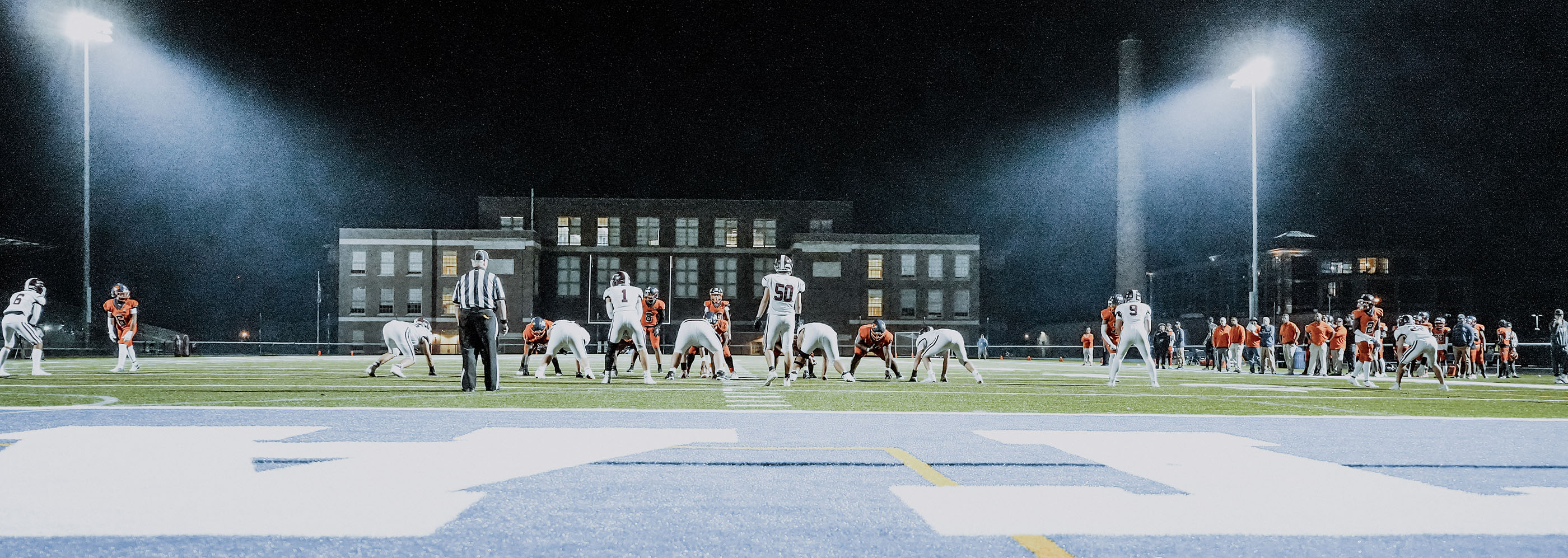 Rain coming down during OP-Bennett game