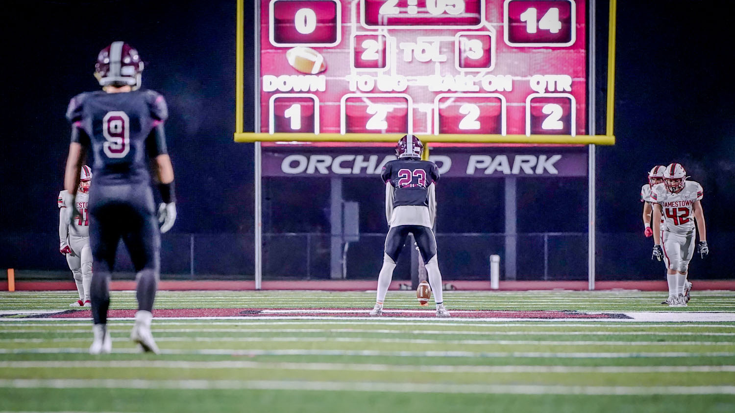 The OP Kickoff Return team set for the Kickoff