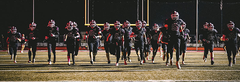 OP Football Hitting the Field