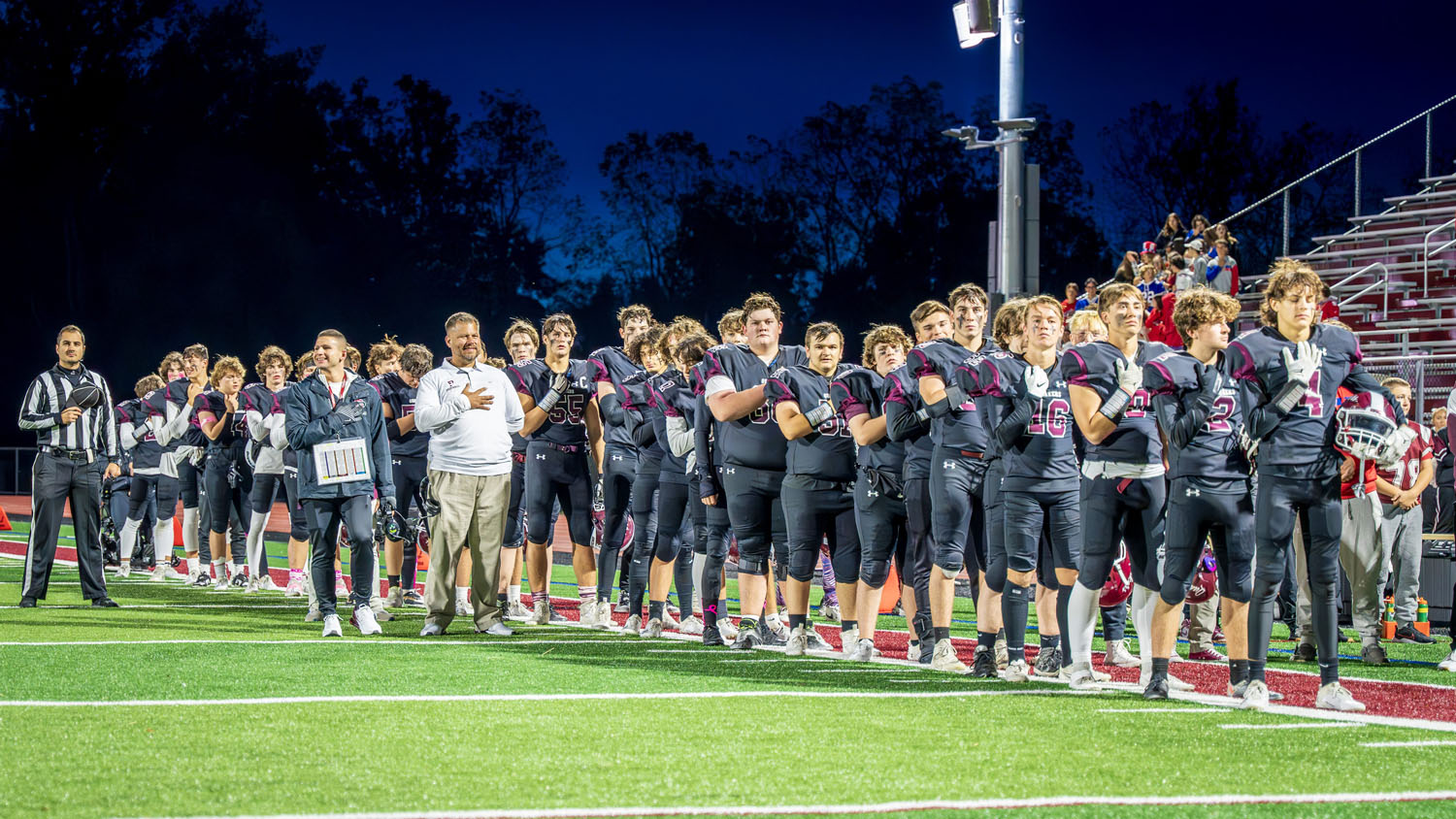 Orchard Park during the National Anthem