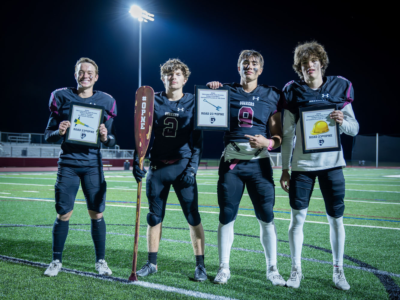 Recognized Orchard Park Players after Niagara Falls