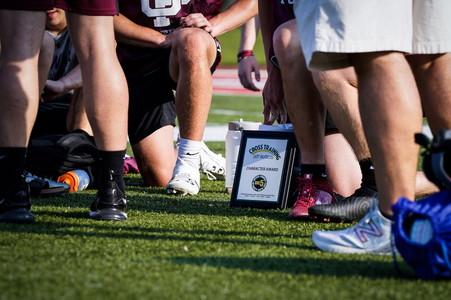 Cross Training character award plaque