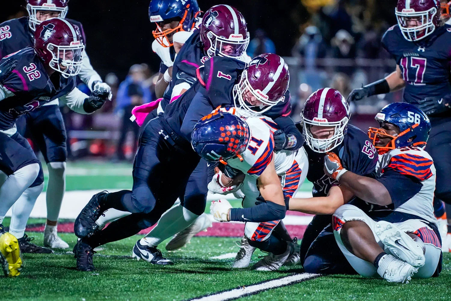 Gang tackle against Bennett