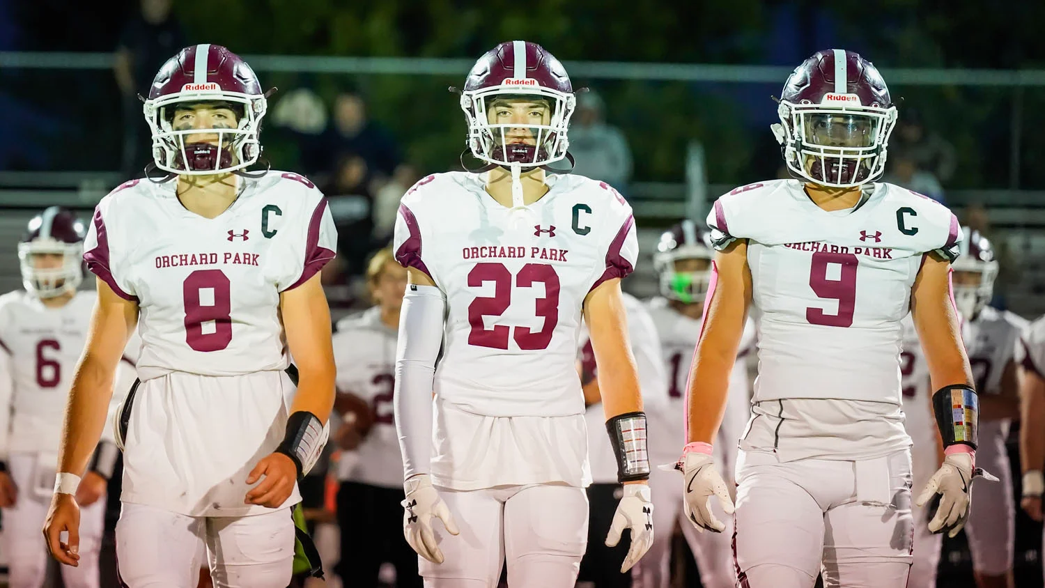 Captains going out to the coin toss