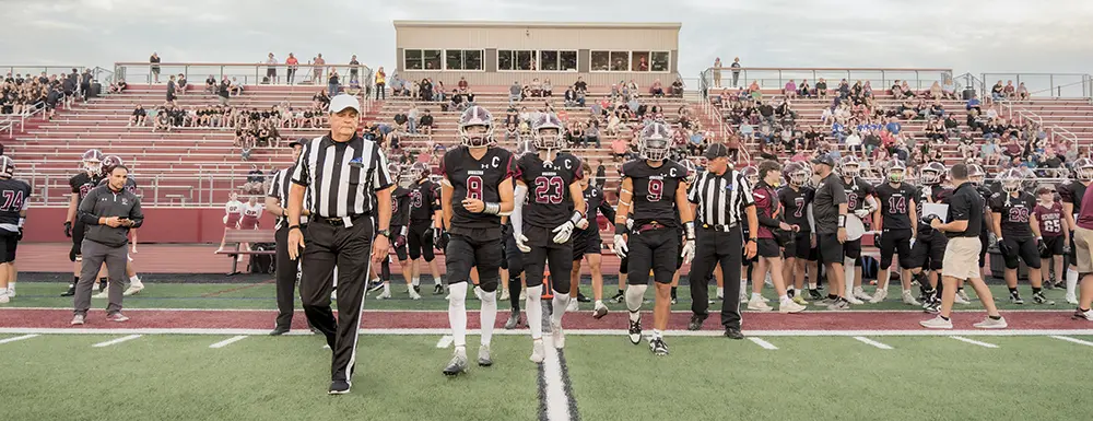 OP captains coming out on the field