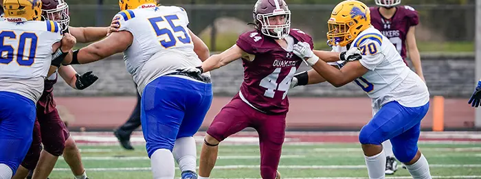 Defender getting into the backfield