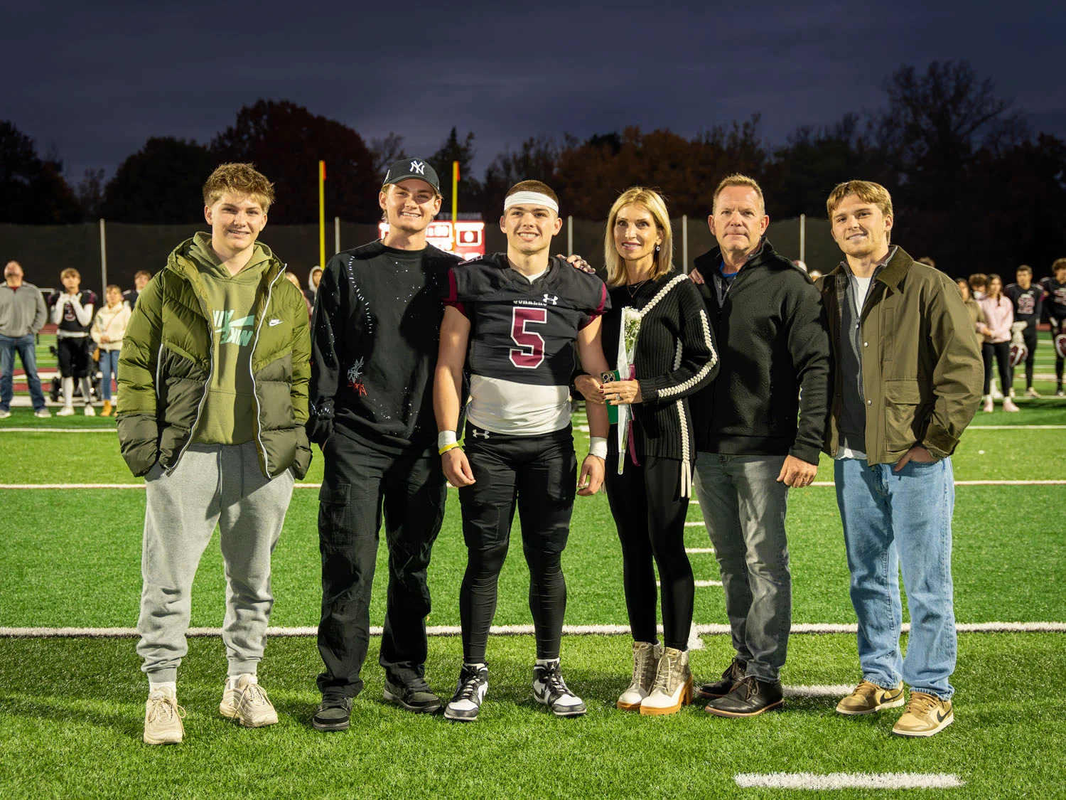 Breidenstein Family on Senior Night