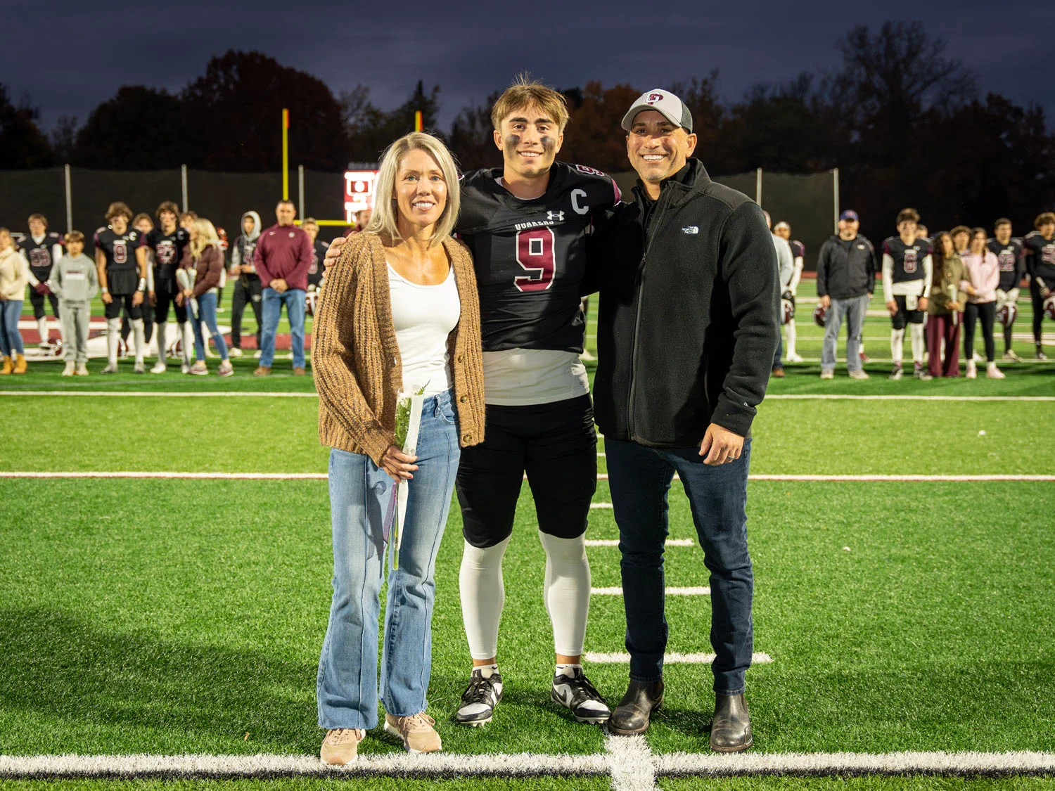 Nalawadi Family on Senior Night