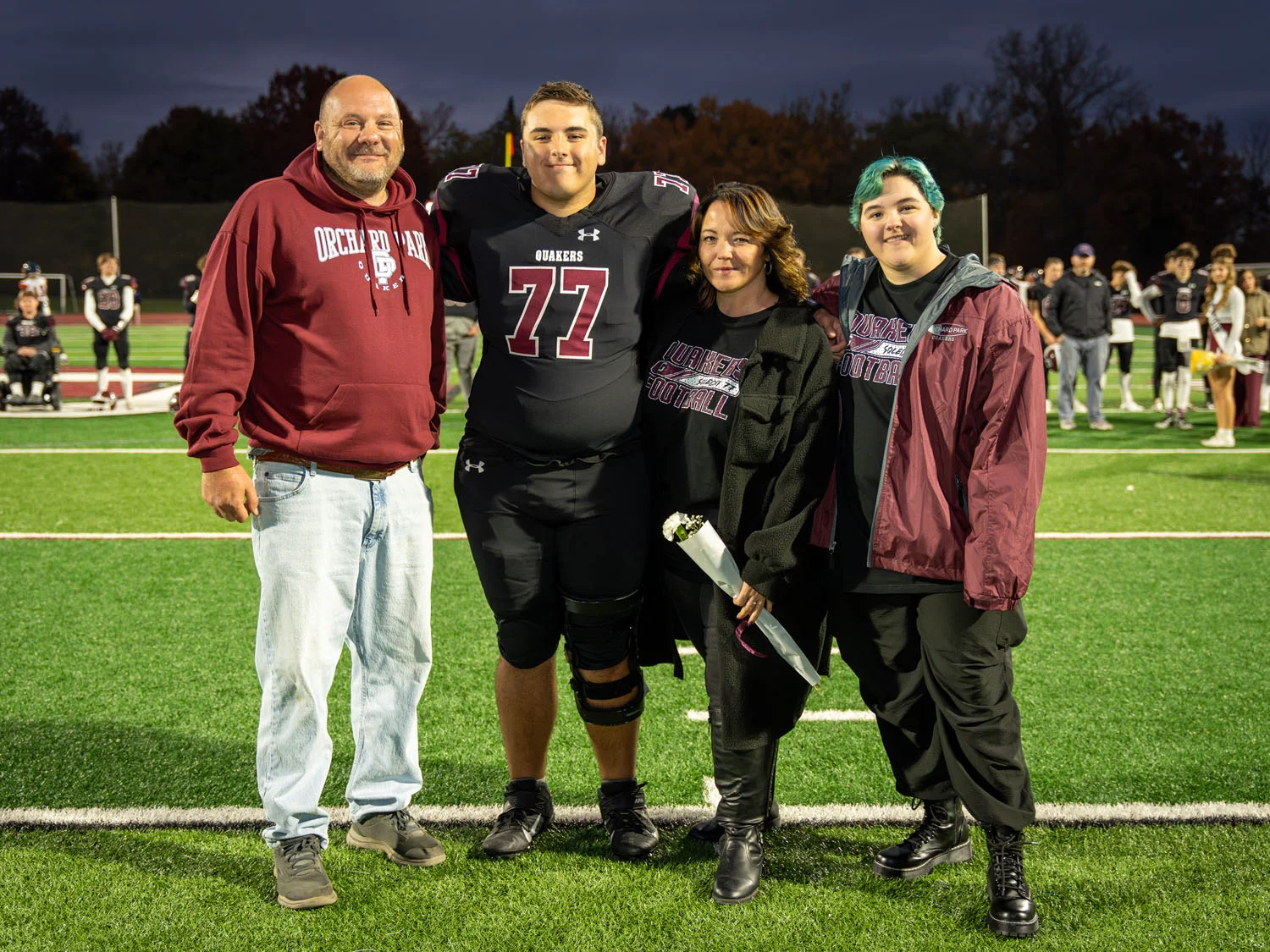 Solecki Family on Senior Night