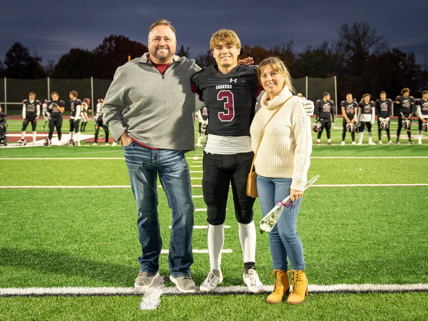 Barmore Family on Senior Night