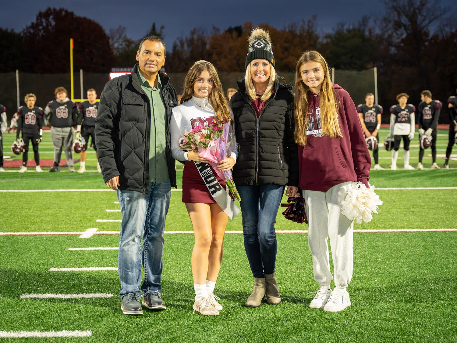 Cheer Family on Senior Night