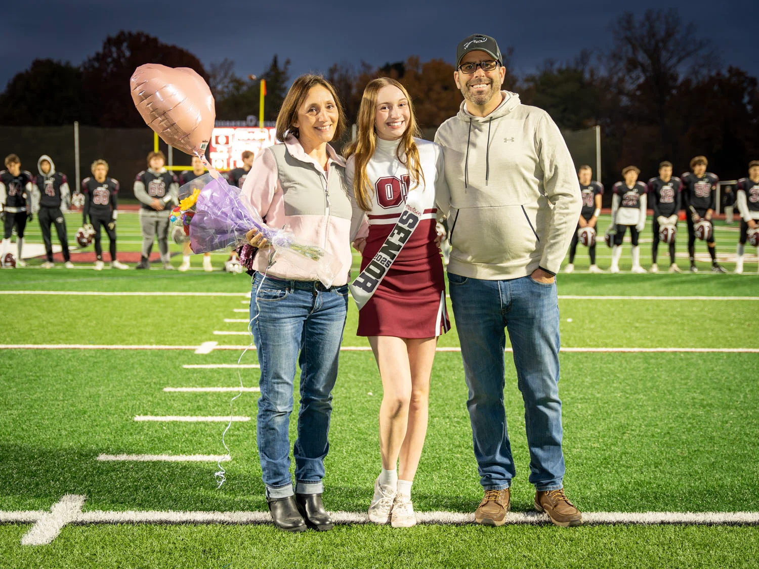 Cheer Fmaily on Senior Night