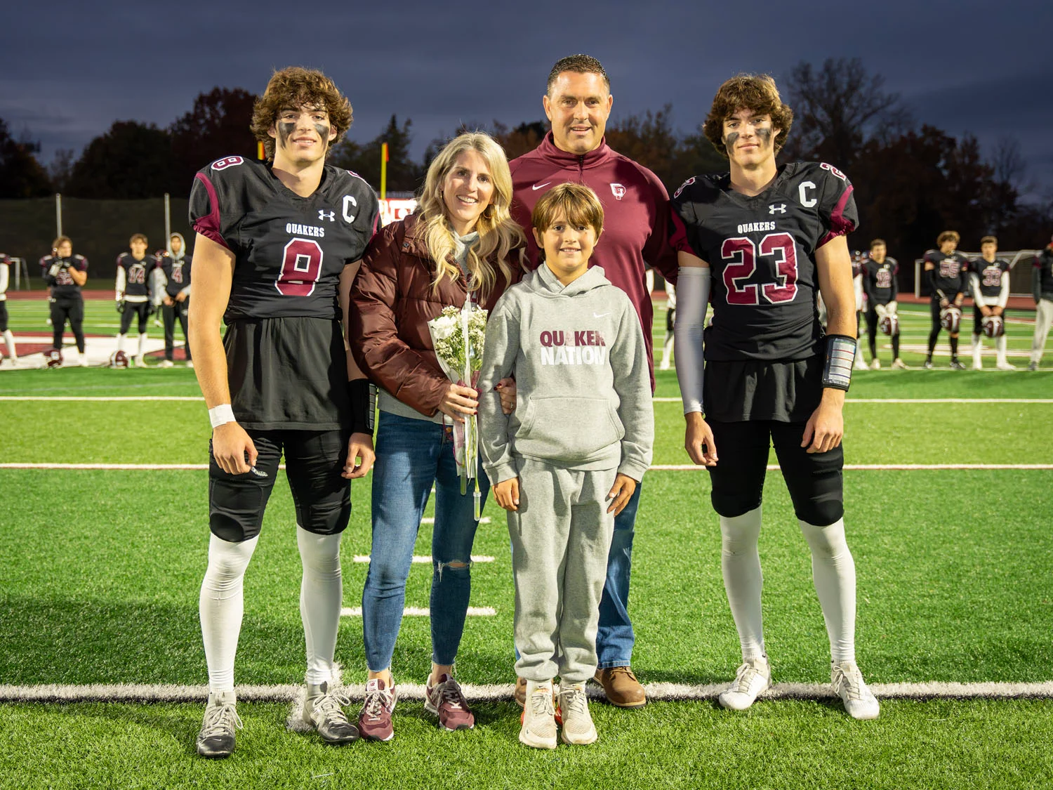 Ciano Family on Senior Night