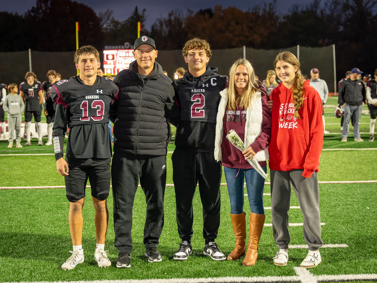 Danna Family on Senior Night