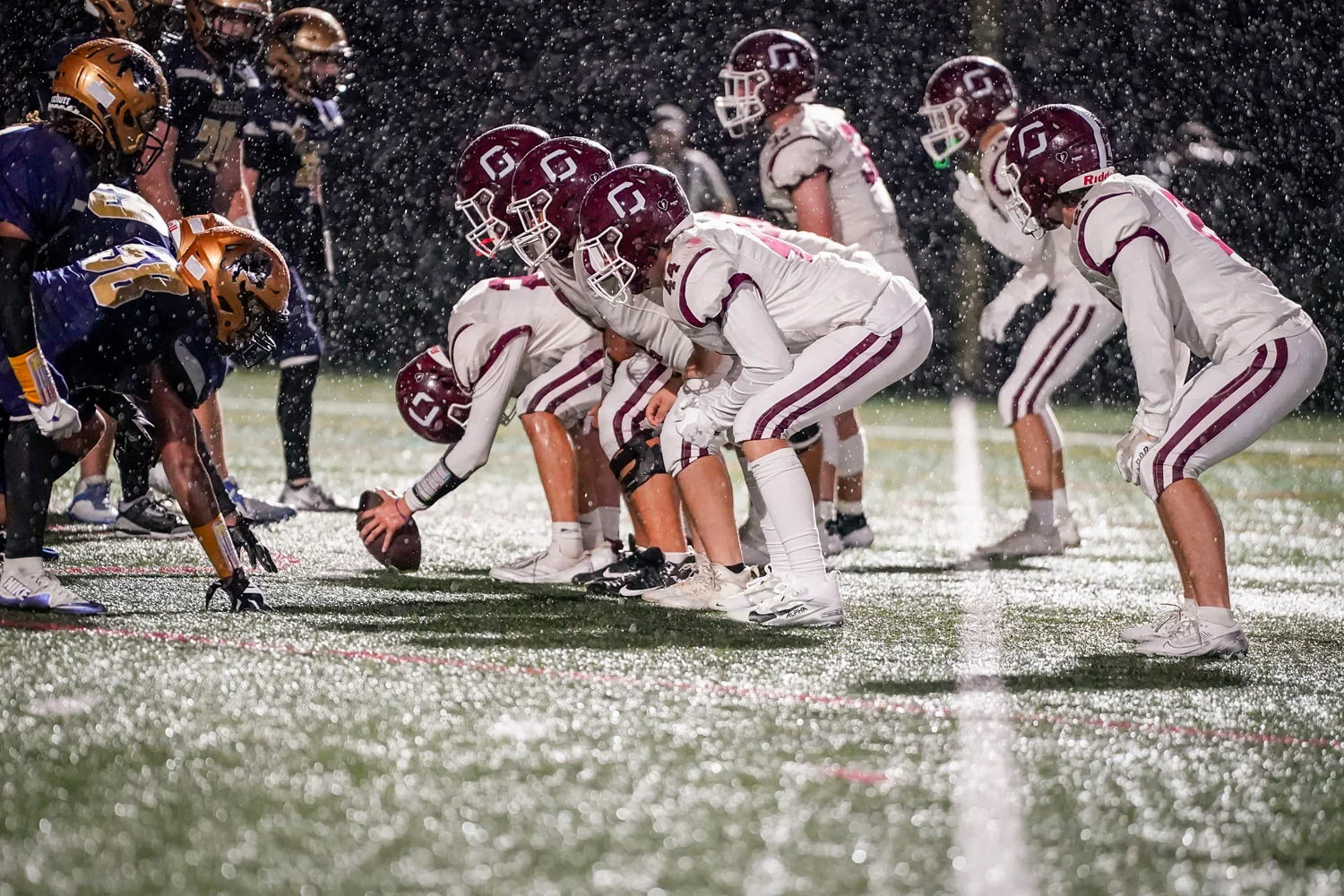 Field Goal Unit set and ready