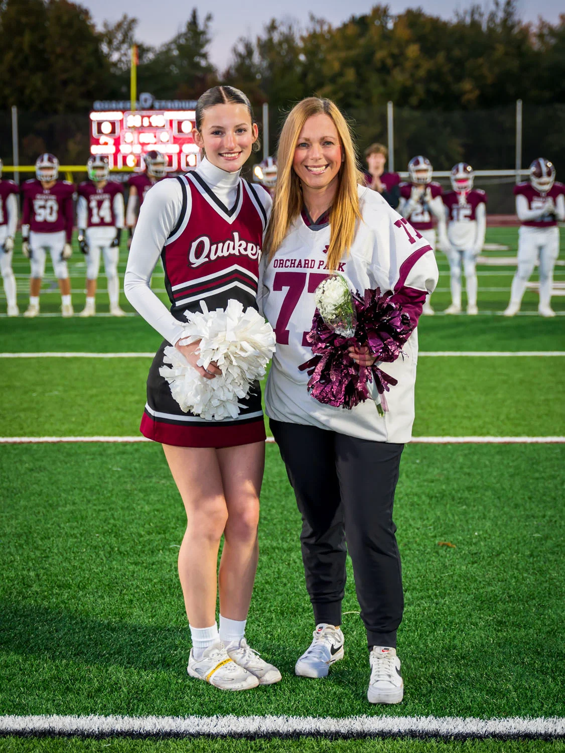 Cheerleader and Teacher