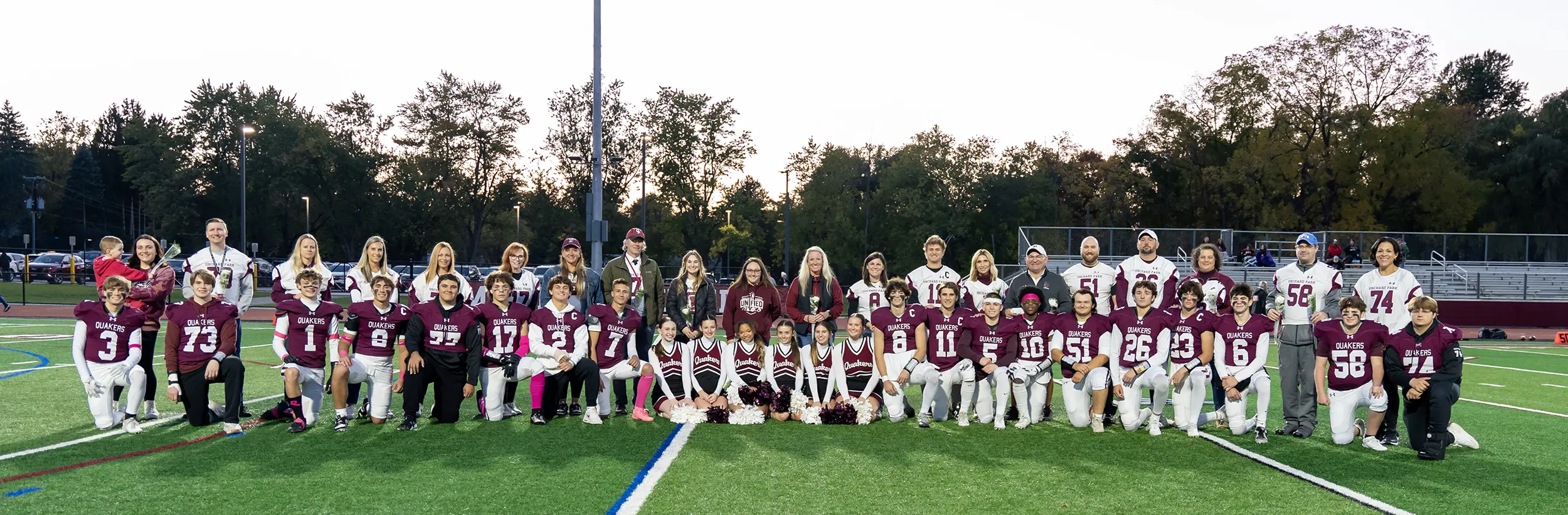 Orchard Park Football Seniors 2024