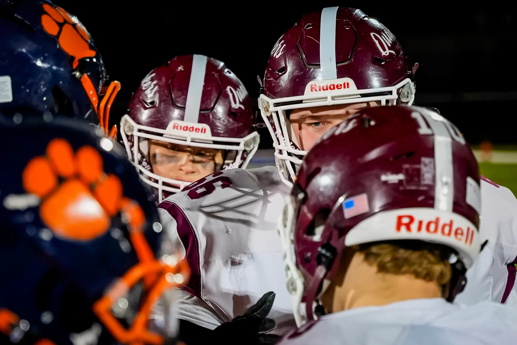 Captains at the coin toss