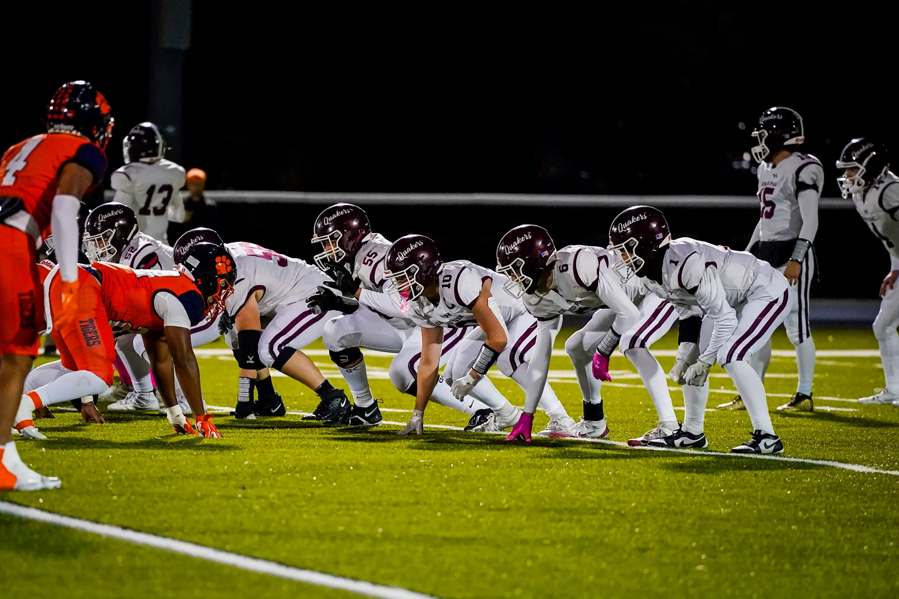 Line set for the play