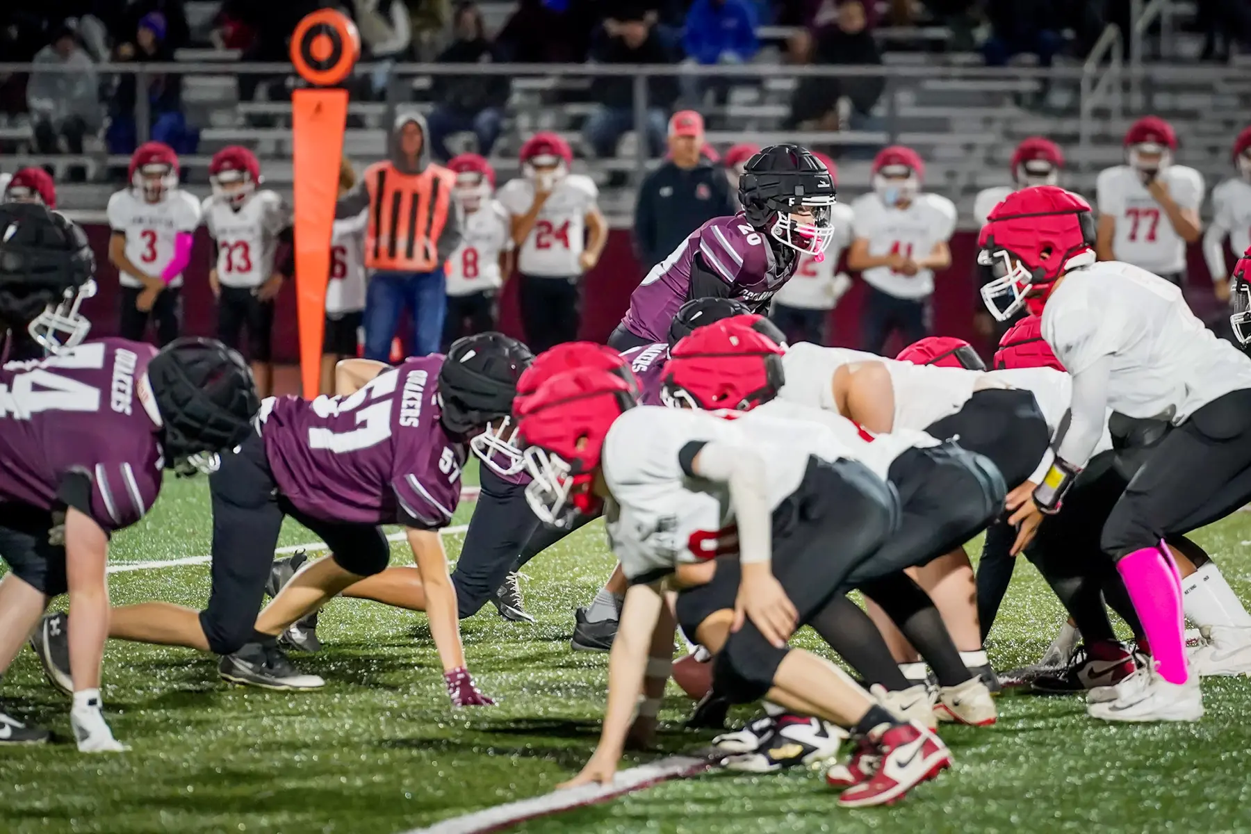 Both sides of the ball set for the play