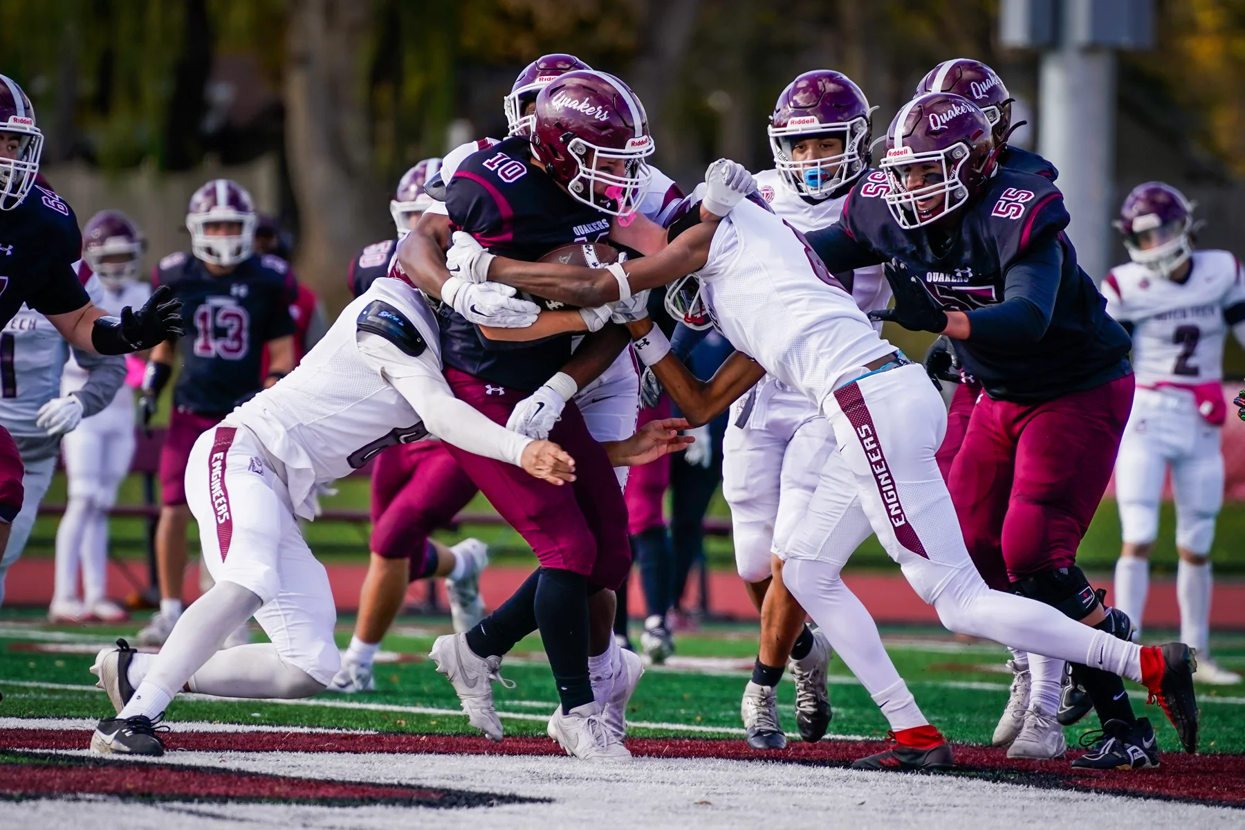 RB trying to break free