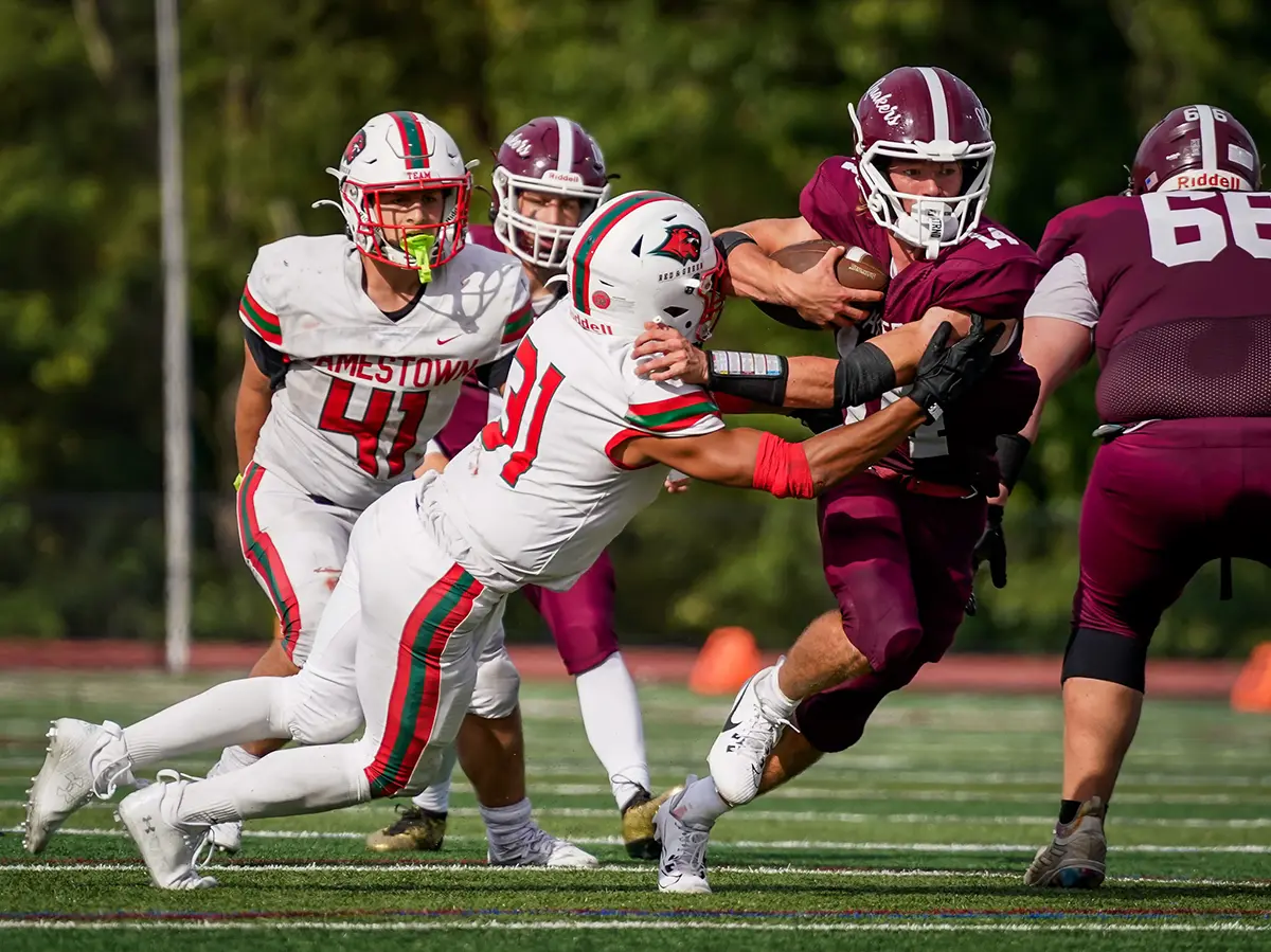 Shaking off a defender