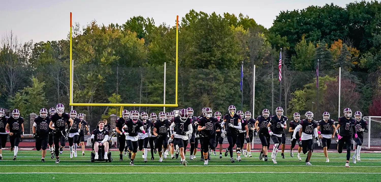 Team hitting the field
